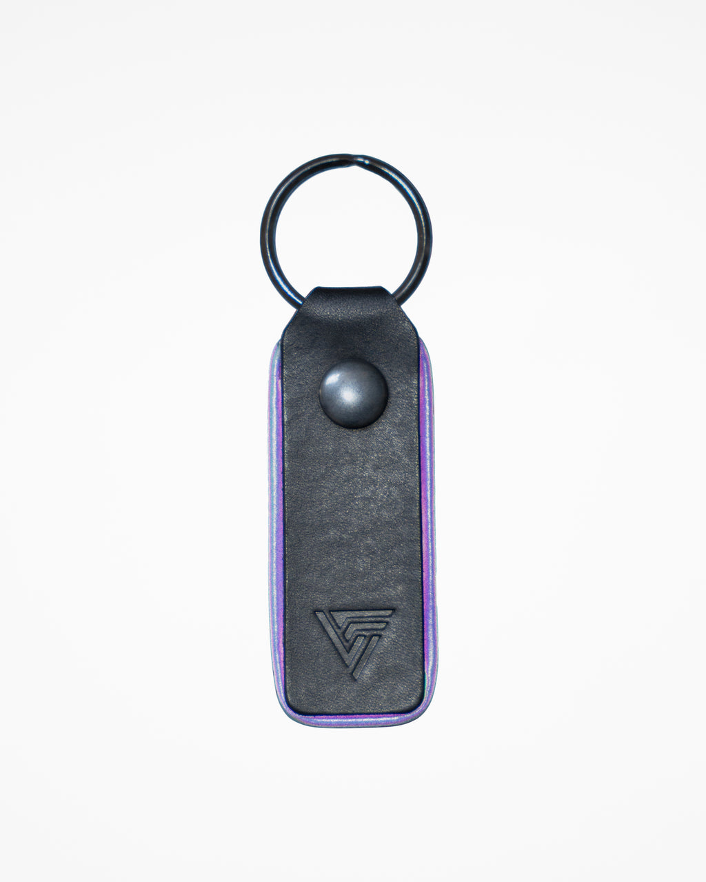 REFLECTIVE Leather Keychain